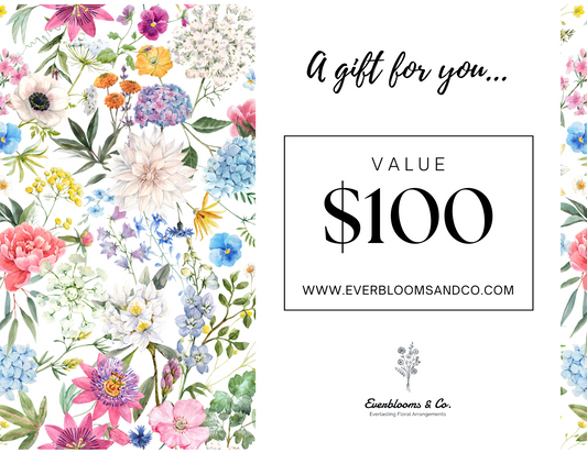 The Gift of Everlasting Beauty: Everblooms & Co. Gift Card
